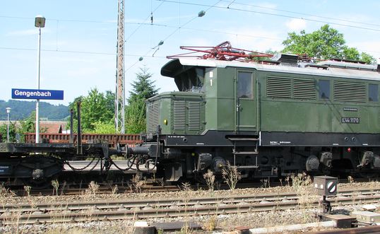E44 1170 in Gengenbach/Schwarzwaldbahn