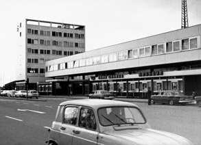 Empfangsge&auml;ude Kehl im jahr 1967